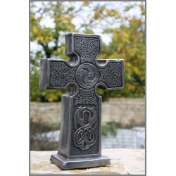 Sculpture en polymétal Croix Celtic