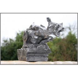 Sculpture Gragouille en métal