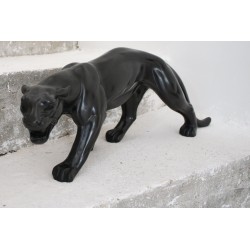 Sculpture Panthère Noire "Jaguar"