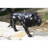 Sculpture Lion Noir Art Déco